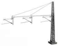 Sommerfeldt 431 - N Mast mit Rohrausleger 1-3 Gleise,Bausatz